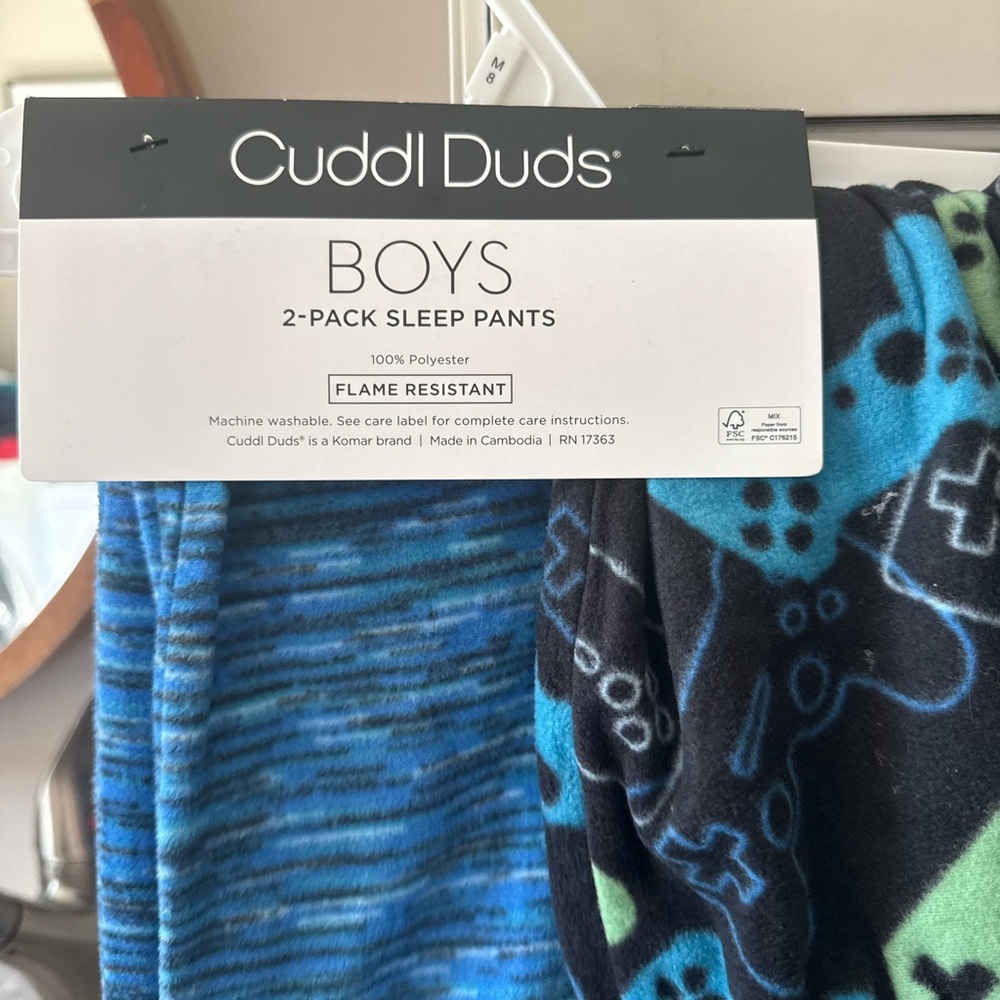 Cuddl Duds boys sleep pants